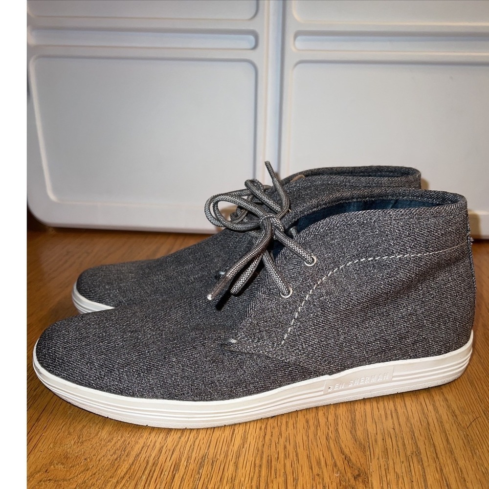 BEN SHERMAN PAYTON DARK GREY CHUKKA BOOT Mens Size 9